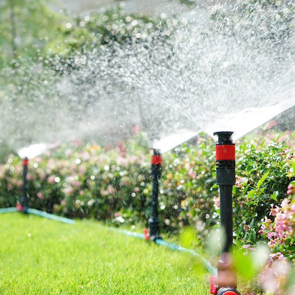 Eden 96093 Multi-Adjustable Flex Design Garden Sprinkler with Extension Set, Great for DIY Gardening Product
