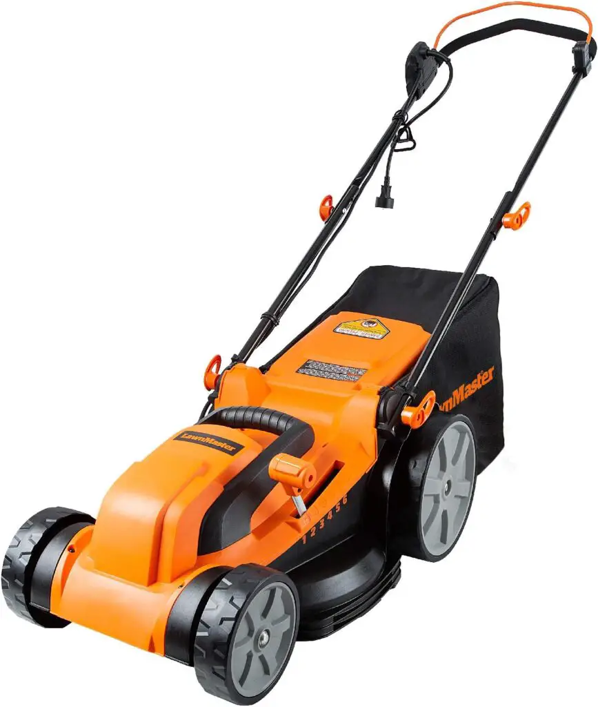 LawnMaster MEB1216K Electric Lawn Mower 16-Inch 12AMP